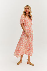 Shell Garden midi dress
